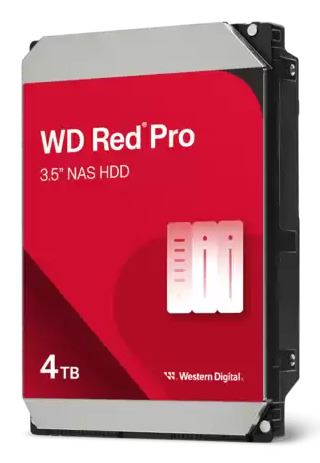 Western Digital Red Pro internal hard drive 4 TB 7200 RPM 256 MB 3.5" Serial ATA III