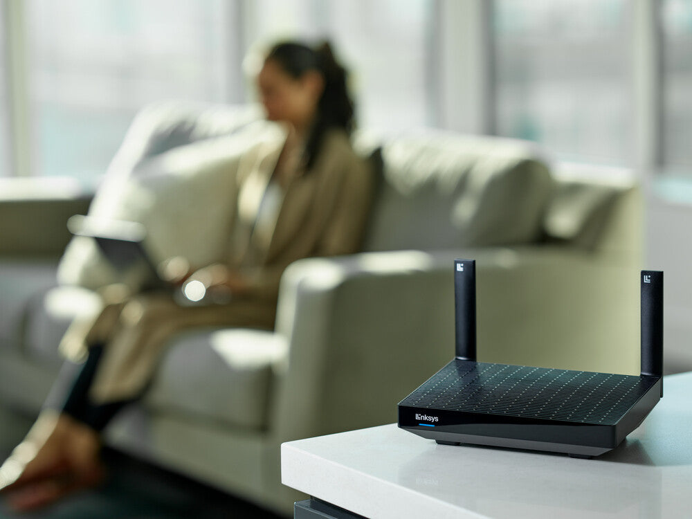 Linksys Hydra Pro 6 - Dual-band (2.4 GHz / 5 GHz) wireless router in Black