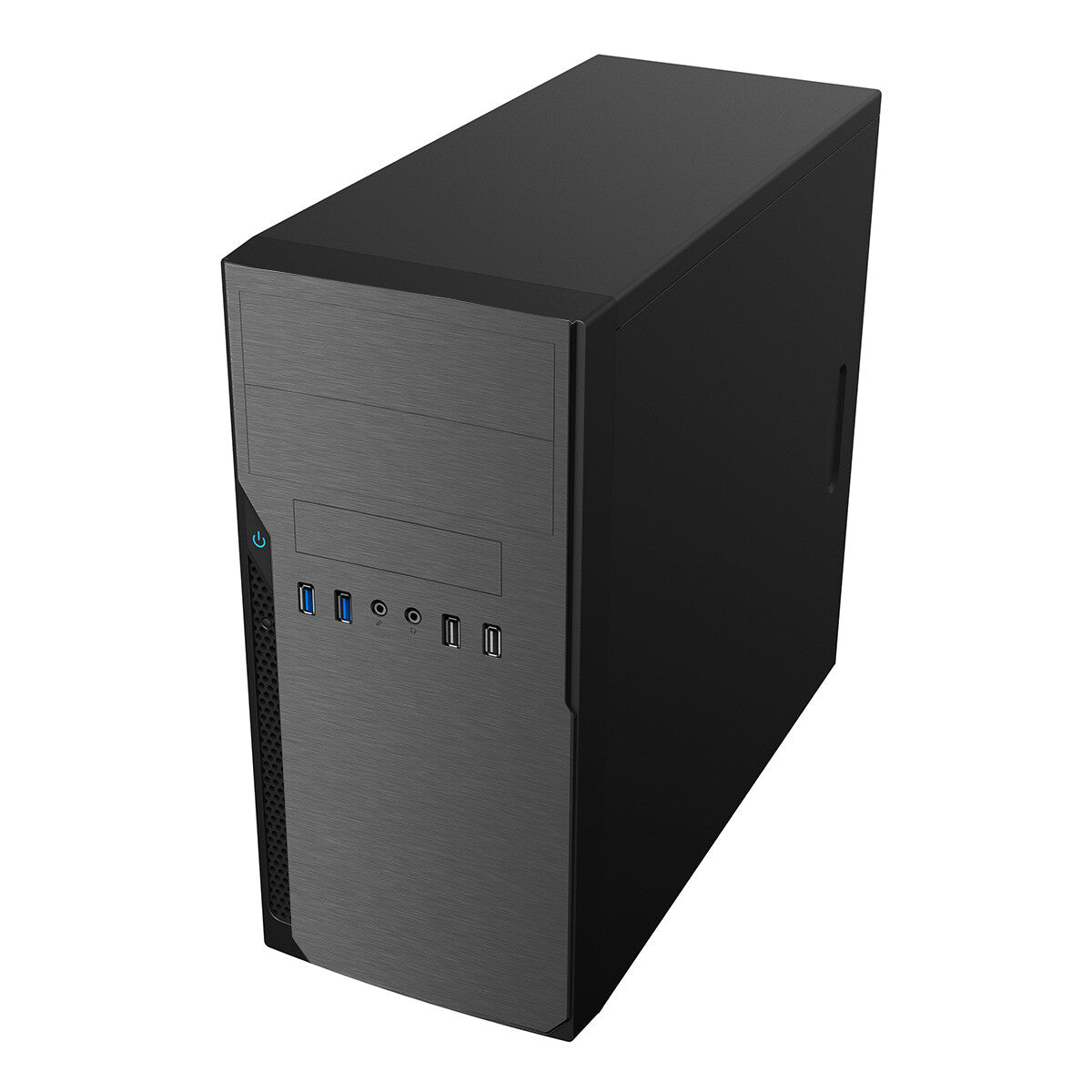 CiT CLASSIC MICRO - MicroATX Mid Tower Case in Black w/ 500W PSU