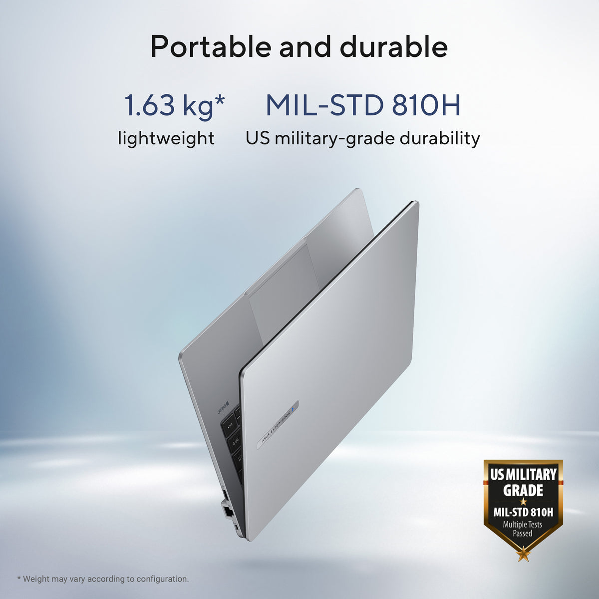 ASUS ExpertBook P1 Laptop - 39.6 cm (15.6&quot;) - Intel® Core™ i7-13620H - 16 GB DDR5-SDRAM - 512 GB SSD - Wi-Fi 6 - Windows 11 Pro - Grey