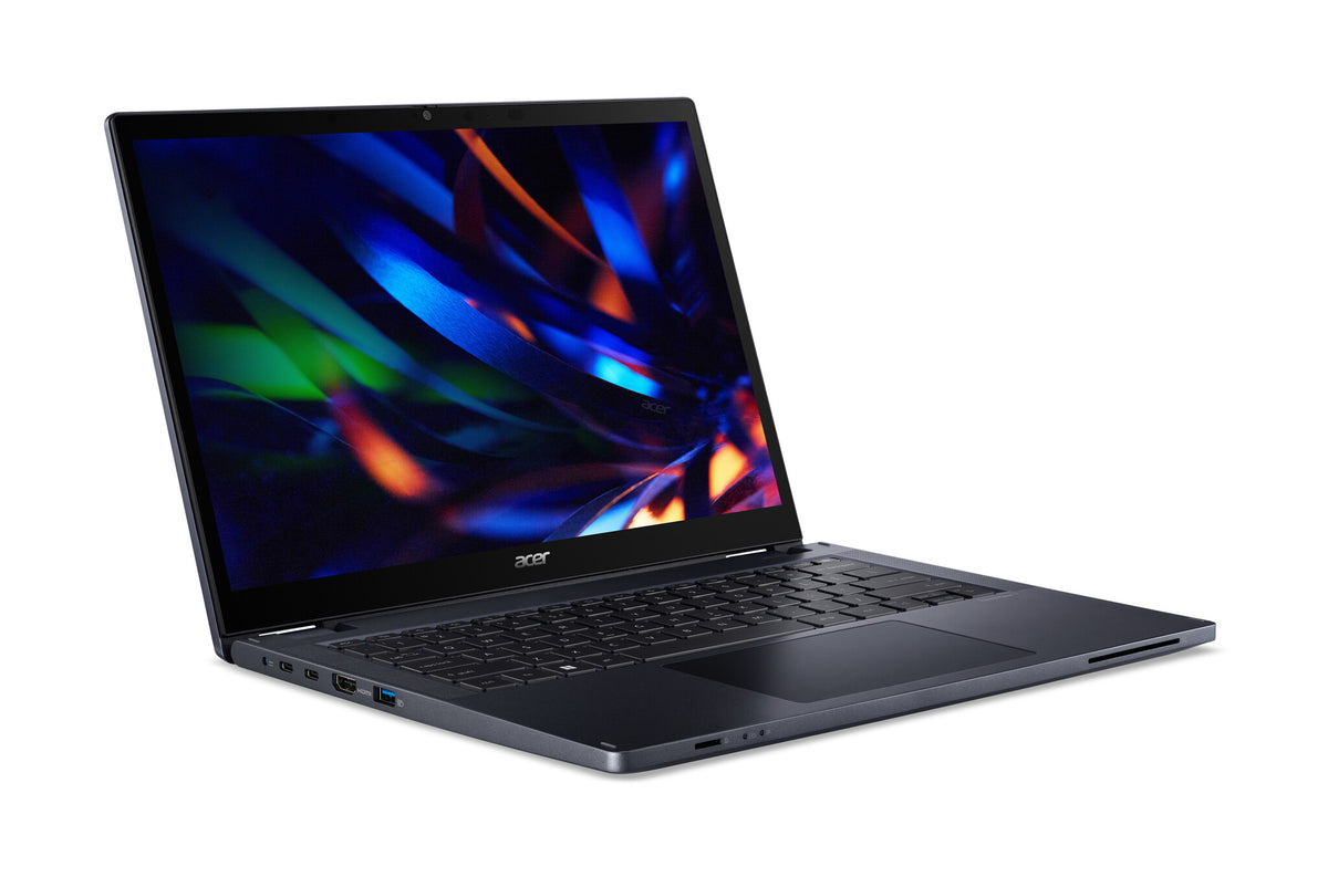 Acer TravelMate 414 Hybrid (2-in-1) - 35.6 cm (14") - Touchscreen - Intel® Core™ i5-1335U - 16 GB DDR4-SDRAM - 512 GB SSD - Wi-Fi 6E - Windows 11 Pro - Blue