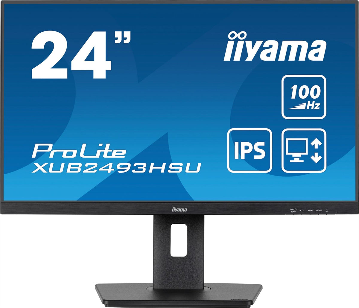 iiyama XUB2493HSU-B7 - 60.5 cm (23.8&quot;) - 1920 x 1080 pixels FHD LED Monitor