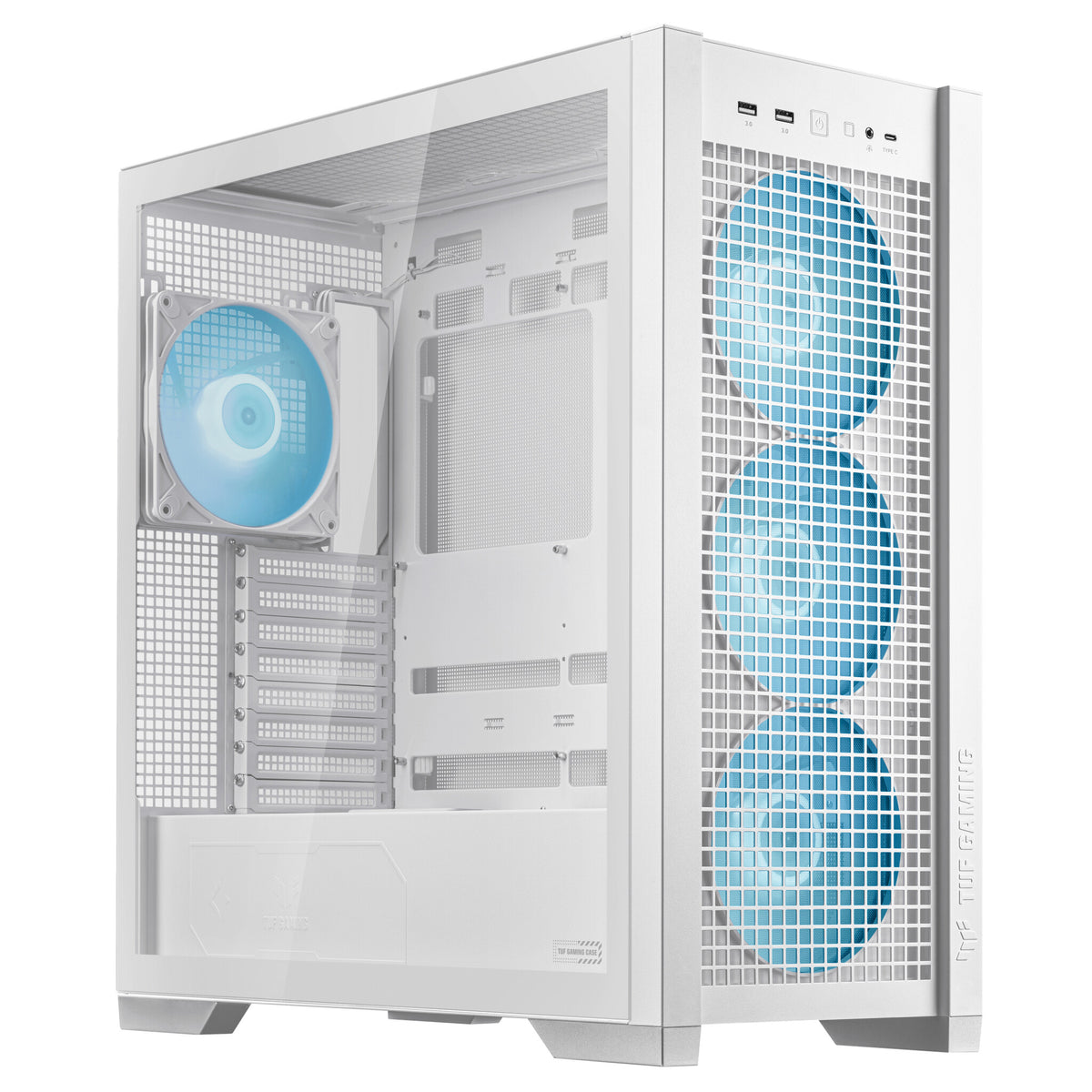 Asus TUF Gaming GT302 ARGB - ATX Mid Tower Case in White