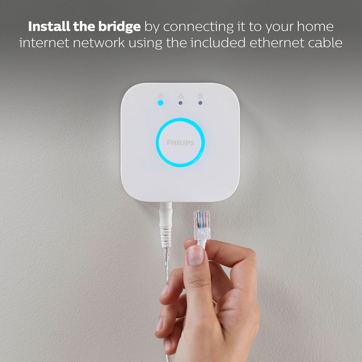 Philips Hue Lily Outdoor Lights Base Kit in Black - White and colour ambience (Pack of 3 & Bridge)