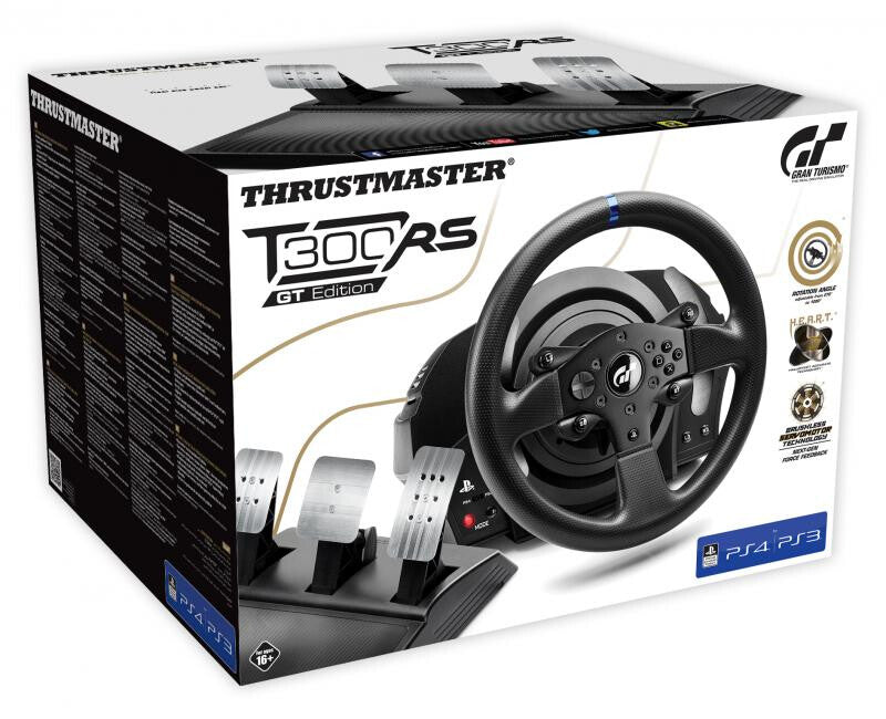 Thrustmaster T300 RS "GT Edition" - USB Wired Steering wheel + Pedals for PC / PS4