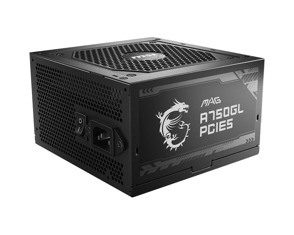 MSI MAG A750GL PCIE5 - 750W 80+ Gold Fully Modular Power Supply Unit