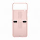 Samsung Silicone Cover With Ring for Galaxy Z Flip4 in Pink