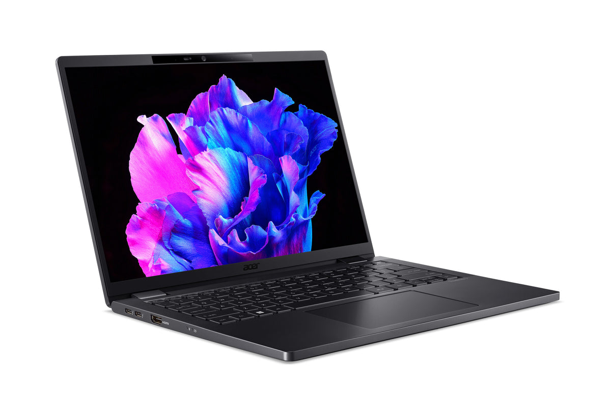Acer TravelMate P6 TMP614-53 Laptop - 35.6 cm (14") - Intel® Core™ i7-1355U - 16 GB LPDDR5-SDRAM - 512 GB SSD - Wi-Fi 6E - Windows 11 Pro - Black