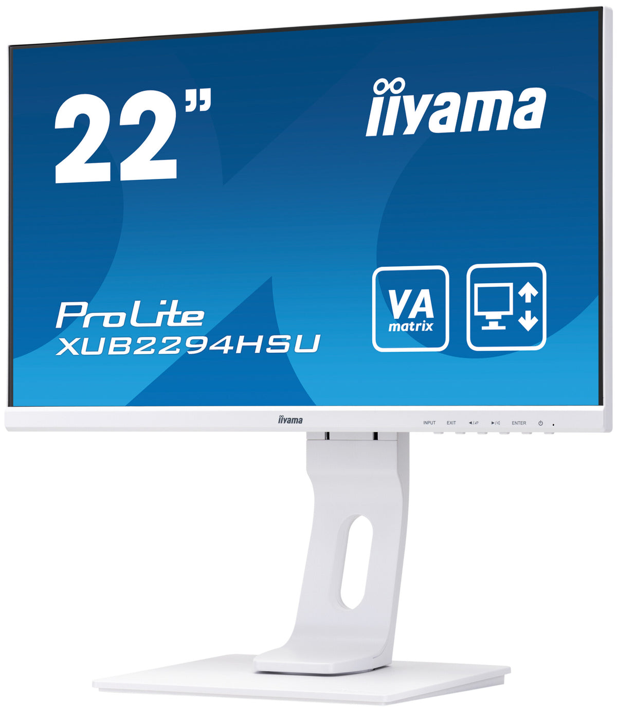 iiyama ProLite XUB2294HSU-W1 - 54.6 cm (21.5") - 1920 x 1080 pixels FHD LED Monitor