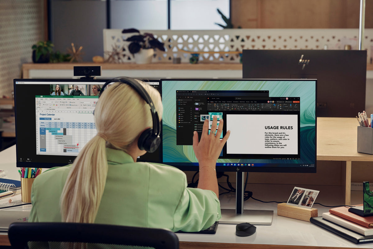 HP E24Q G5 - 60.5 cm (23.8") - 2560 x 1440 pixels QHD Monitor