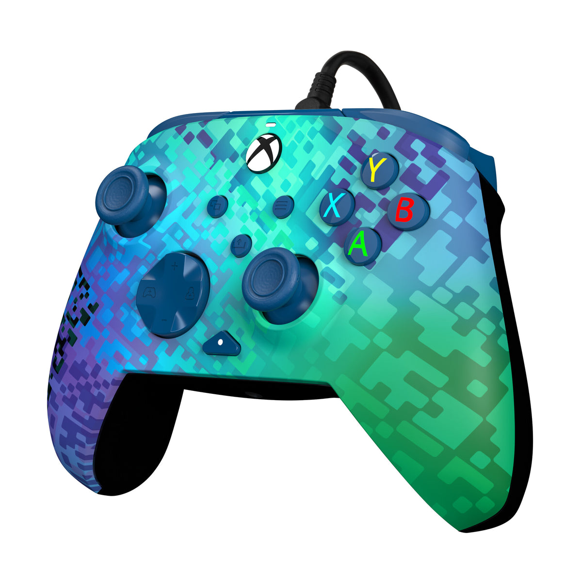 PDP Rematch Advanced Wired Controller for PC / Xbox Series X|S in Glitch Green