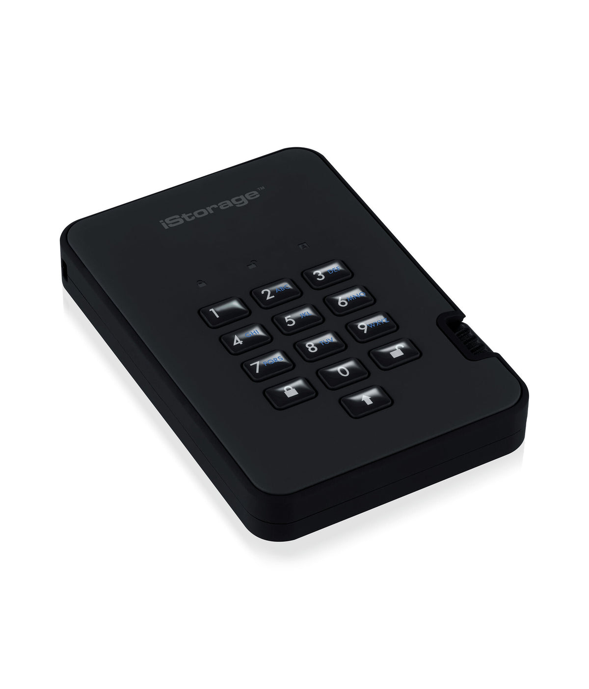 iStorage diskAshur2 - Secure Encrypted External hard drive in Black - 1 TB