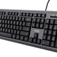 Trust ODY - USB Wired Membrane Keyboard in Black / Grey (QWERTY UK)