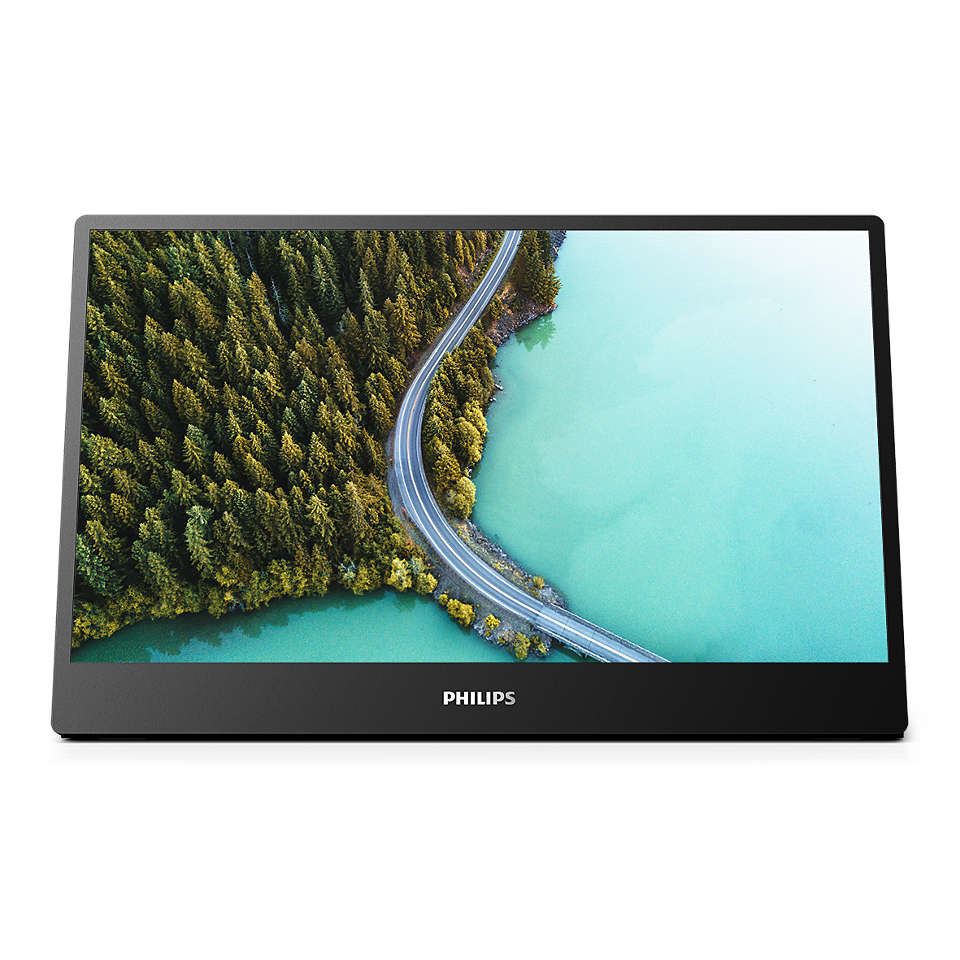 Philips 3000 series 16B1P3302D/00 Computer Monitor 39.6 cm (15.6") 1920 x 1080 pixels Full HD LED Black