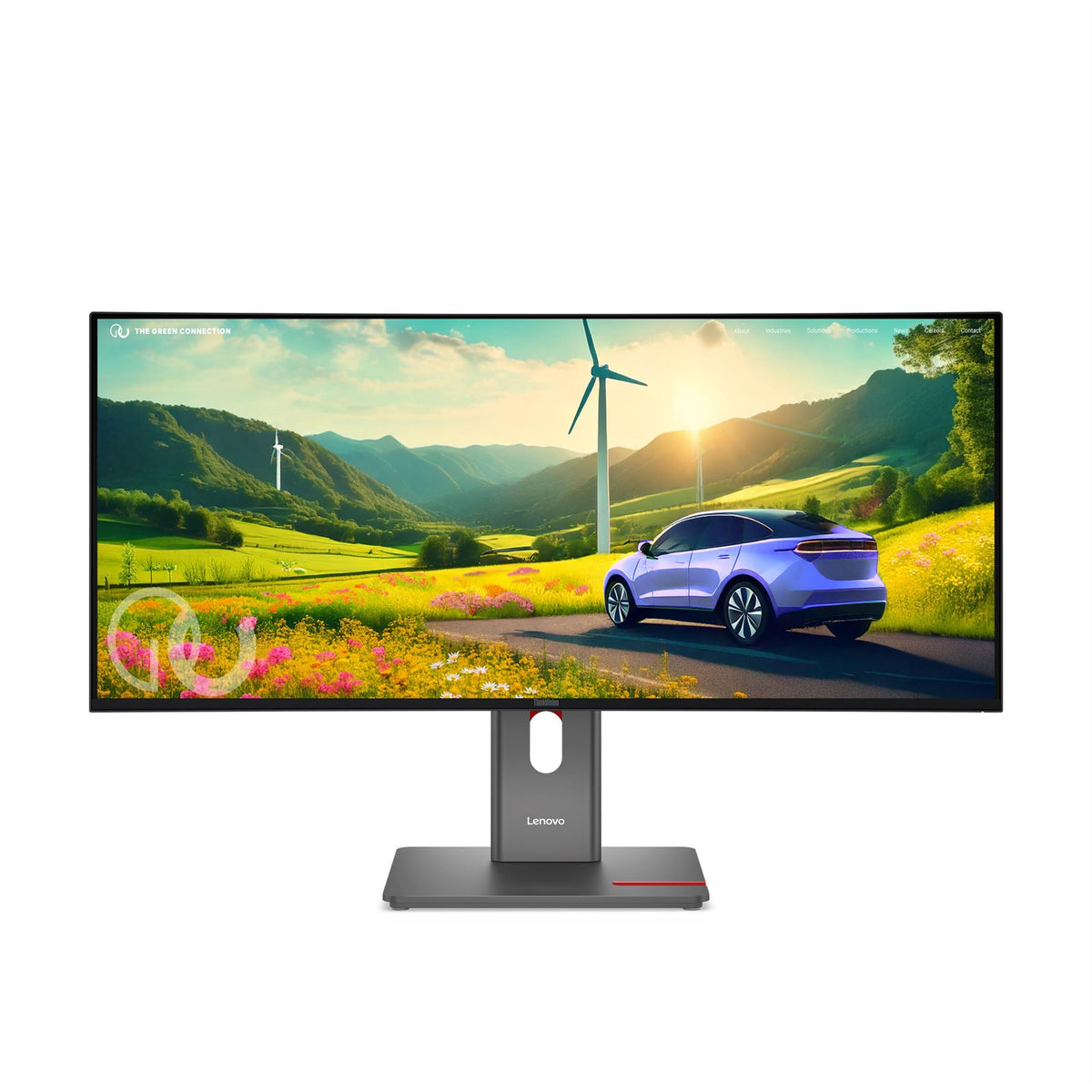 Lenovo ThinkVision P34WD-40 LED display 86.4 cm (34") 3440 x 1440 pixels Wide Quad HD LCD Black