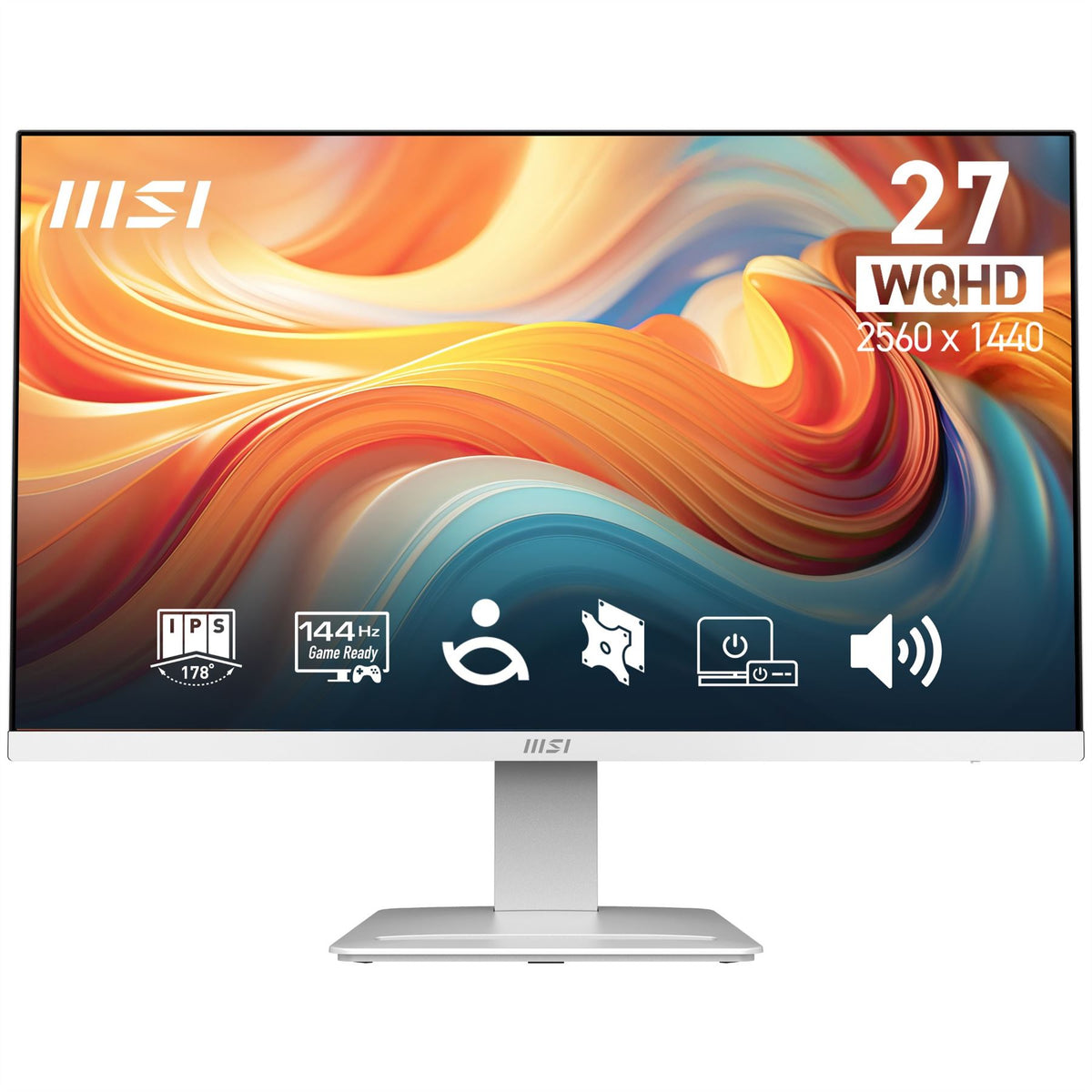 MSI Pro MP273QW E14 computer monitor 68.6 cm (27") 2560 x 1440 pixels Wide Quad HD White