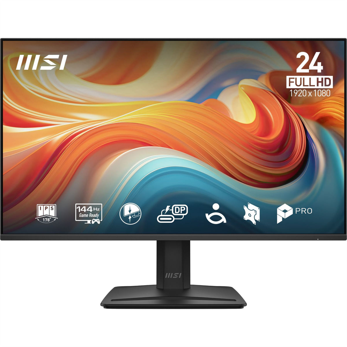 MSI Pro MP242 E14A computer monitor 60.5 cm (23.8") 1920 x 1080 pixels Full HD LCD Black