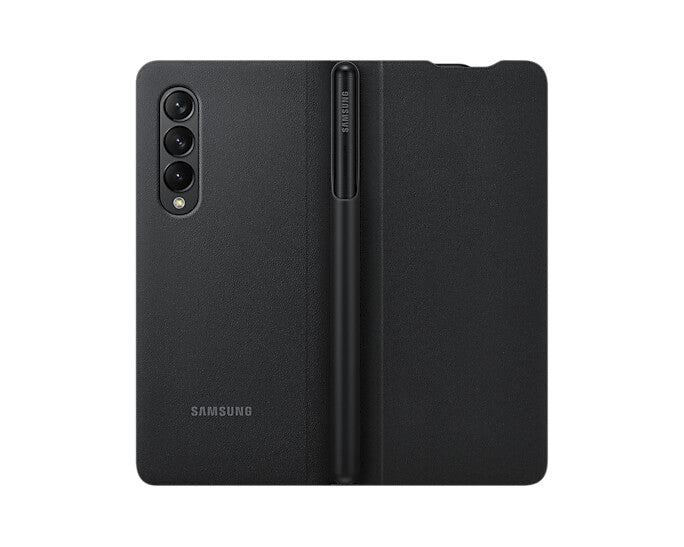 Samsung Flip Cover for Galaxy Z Fold3 in Black (S Pen Fold Edition)