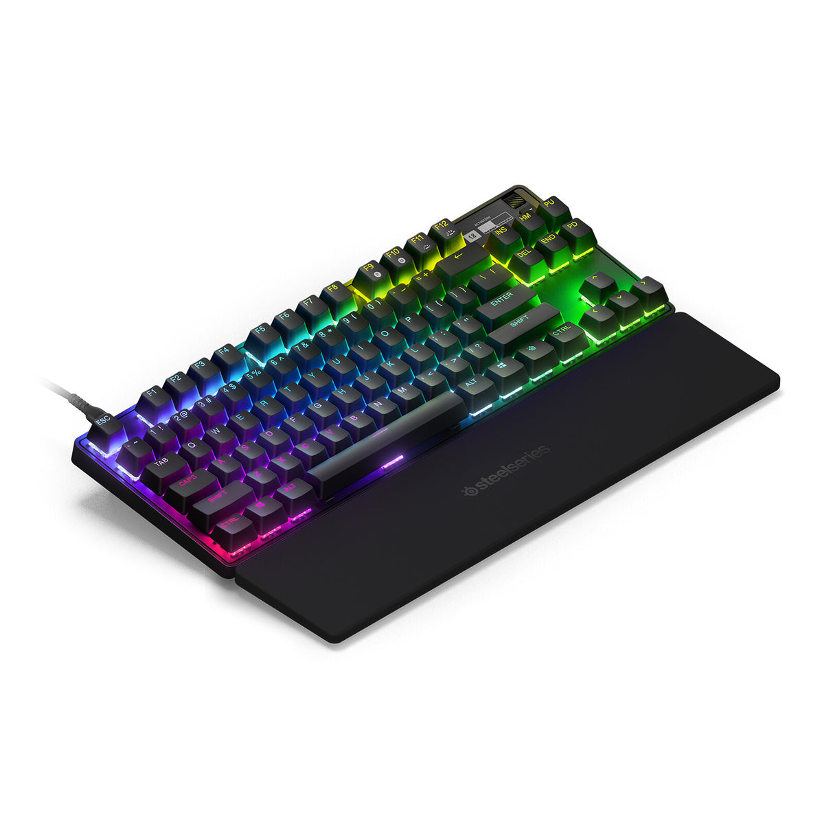 Steelseries APEX PRO TKL - USB Wired RGB Mechanical Gaming Keyboard in Grey (QWERTY UK)