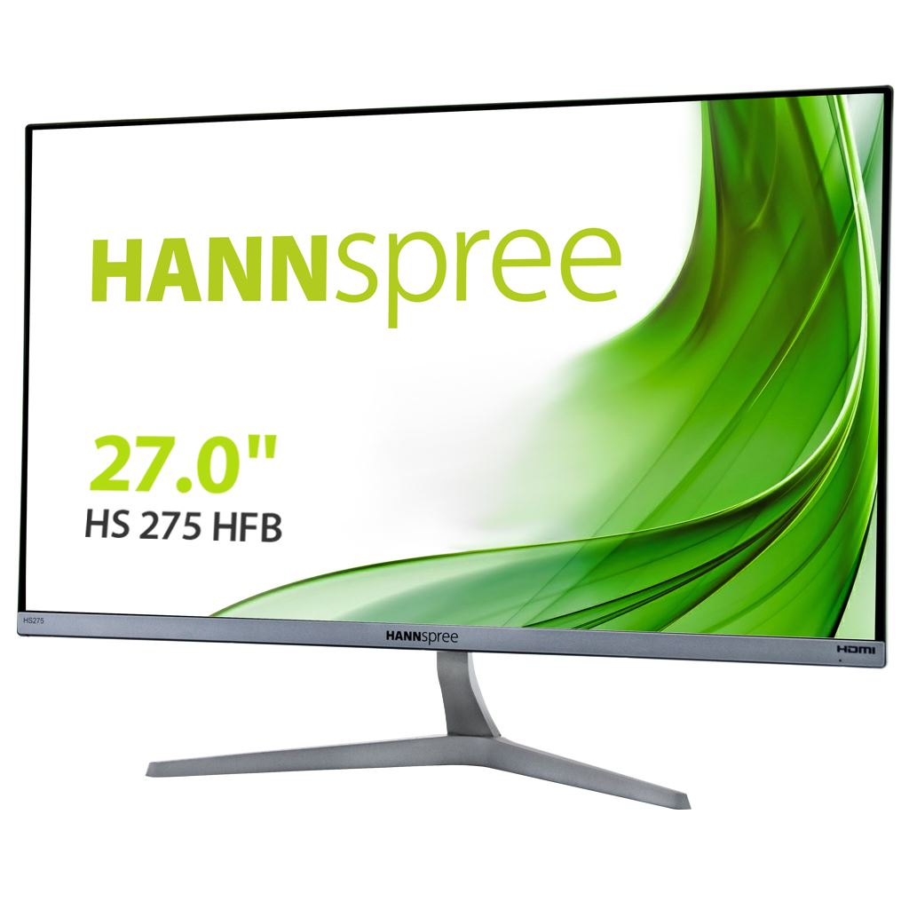 Hannspree HS275HFB LED display 68.6 cm (27") 1920 x 1080 pixels Full HD Black, Grey Monitor