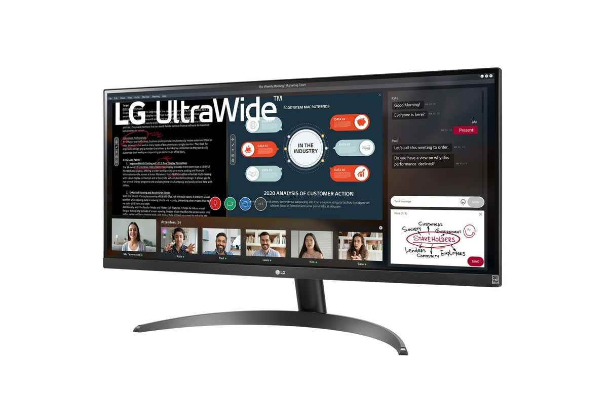 LG 29WP500-B - 73.7 cm (29") - 2560 x 1080 pixels UltraWide Full HD Monitor