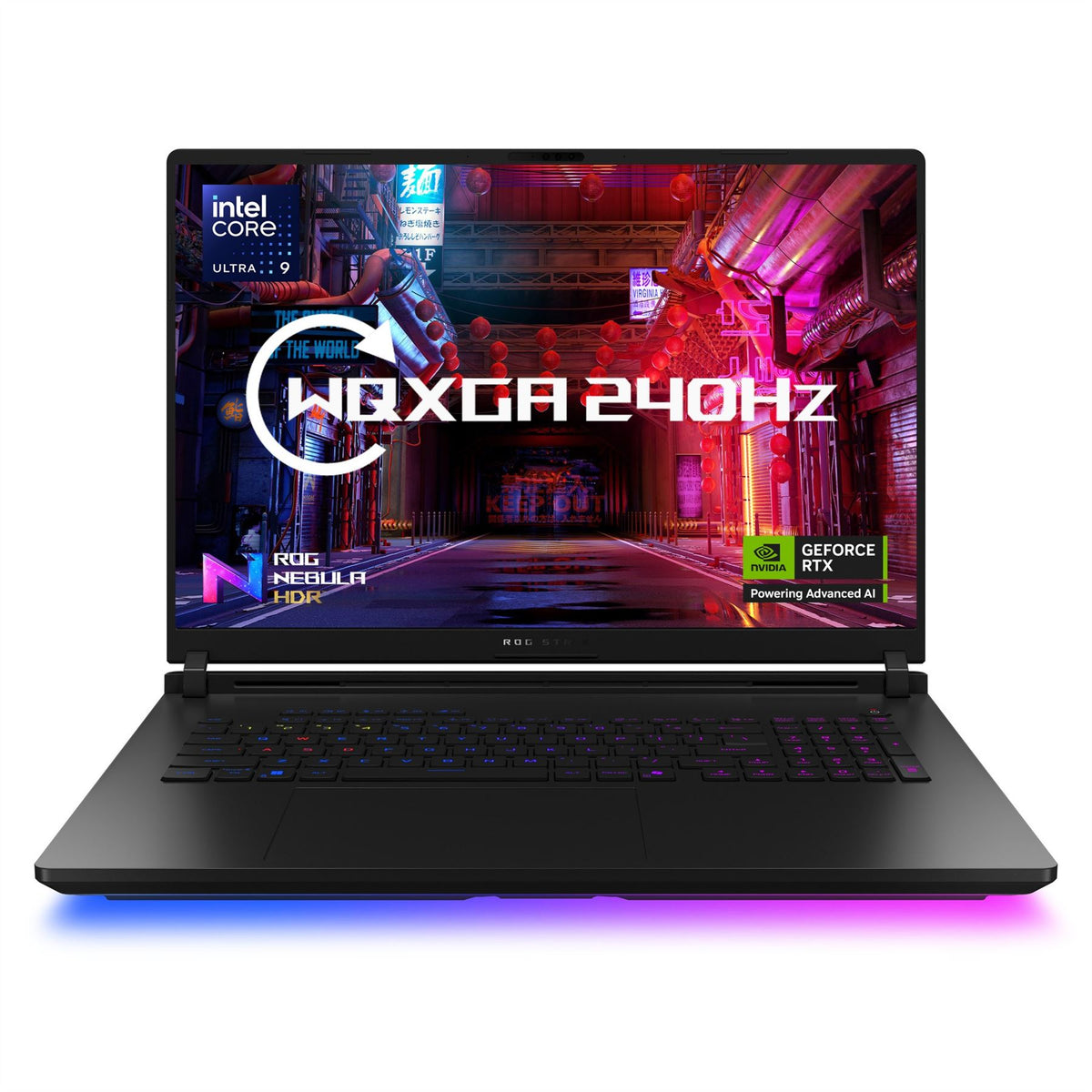 ASUS ROG Strix SCAR 18 Laptop - 45.7 cm (18&quot;) - Intel Core Ultra 9 275HX - 32 GB DDR5-SDRAM - 2 TB SSD - NVIDIA GeForce RTX 5080 - Wi-Fi 7 - Windows 11 Home - Black