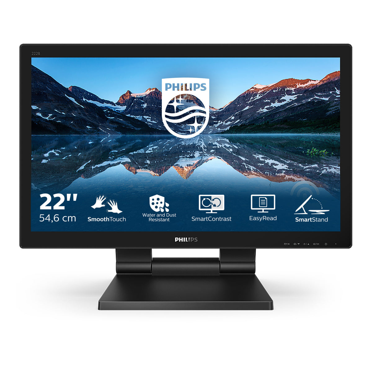 Philips 222B9T/00 - 54.6 cm (21.5") - 1920 x 1080 pixels LCD SmoothTouch Monitor