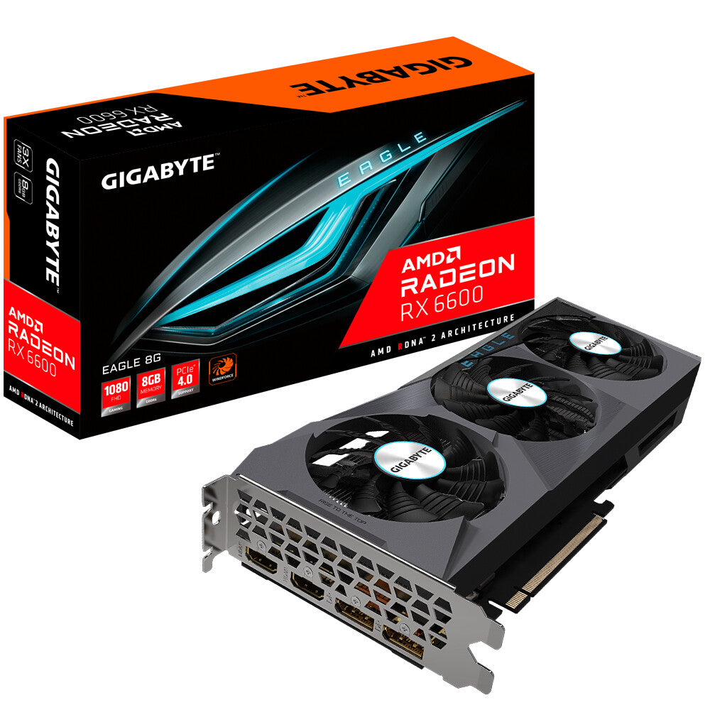 GIGABYTE EAGLE - AMD 8 GB GDDR6 Radeon RX 6600 graphics card