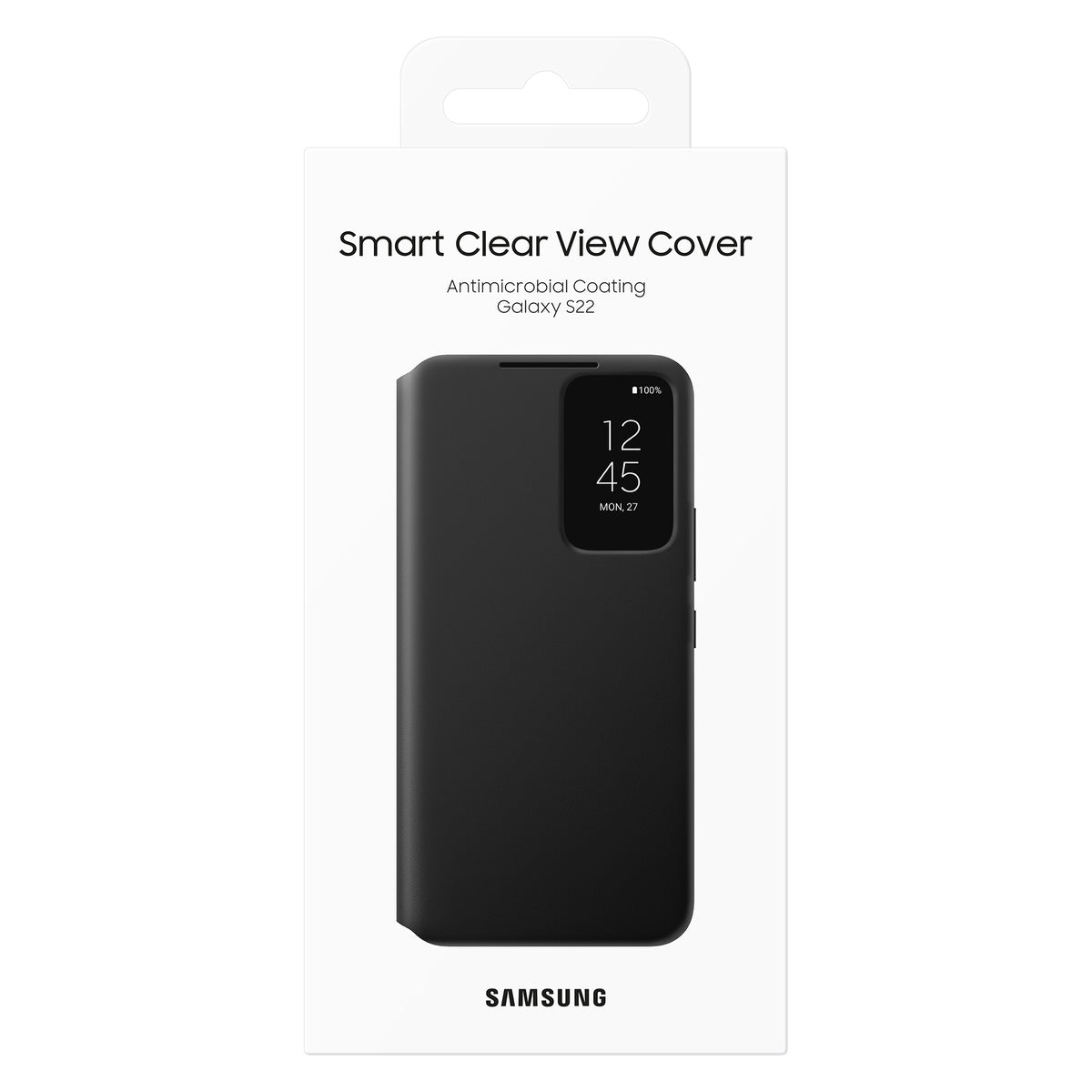 Samsung Smart Clear View Cover for Galaxy S22 in Graphite