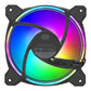 Cooler Master MasterFan MF120 Halo² 3in1 - Computer Case Fan in Black - 120mm (Pack of 3)