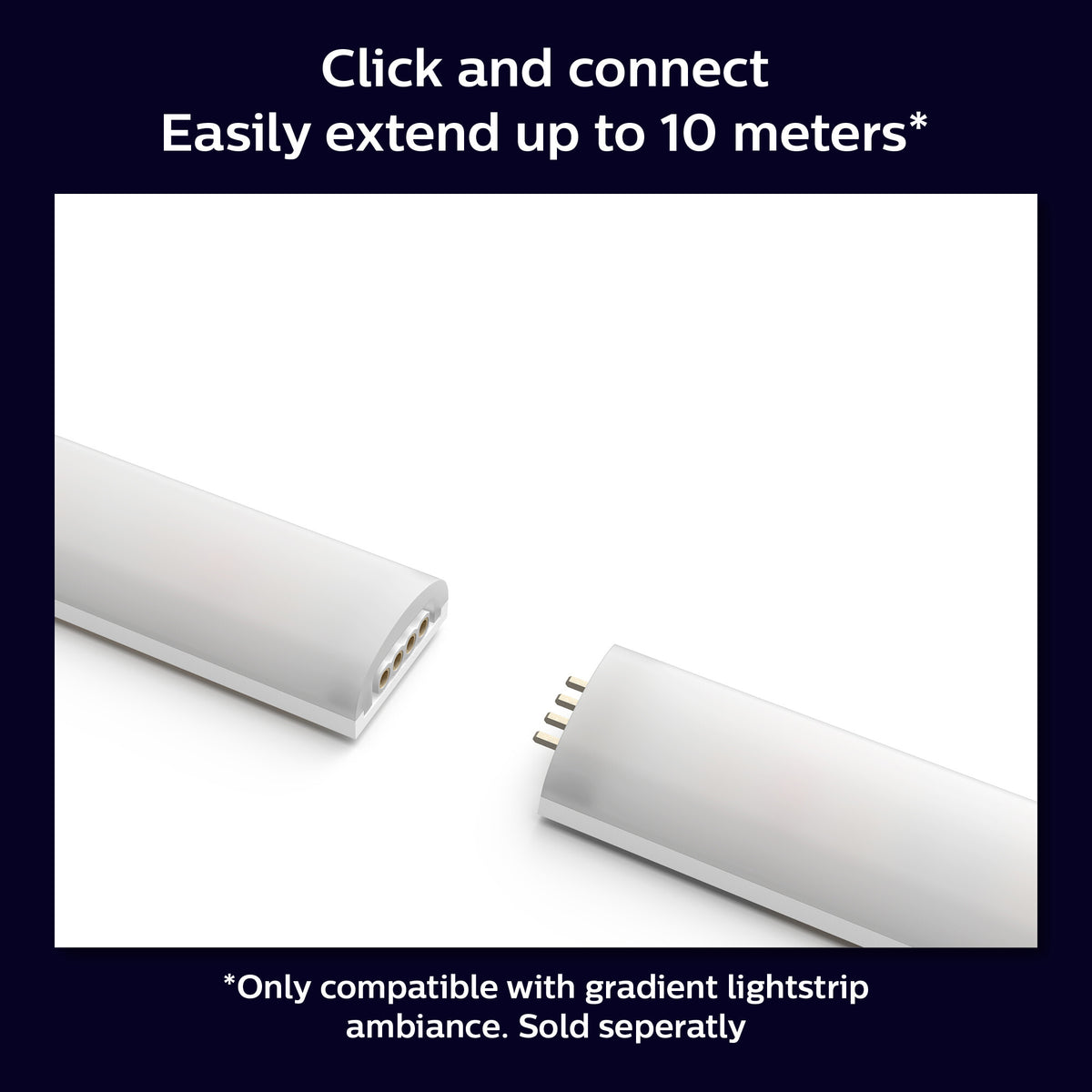 Philips Hue Gradient Lightstrip - 2M & 1m Extension