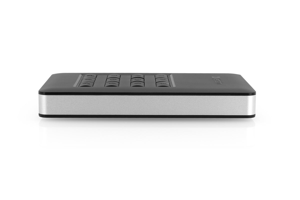 Verbatim Store 'n' Go Secure Portable HDD with Keypad Access in Black / Silver - 1 TB