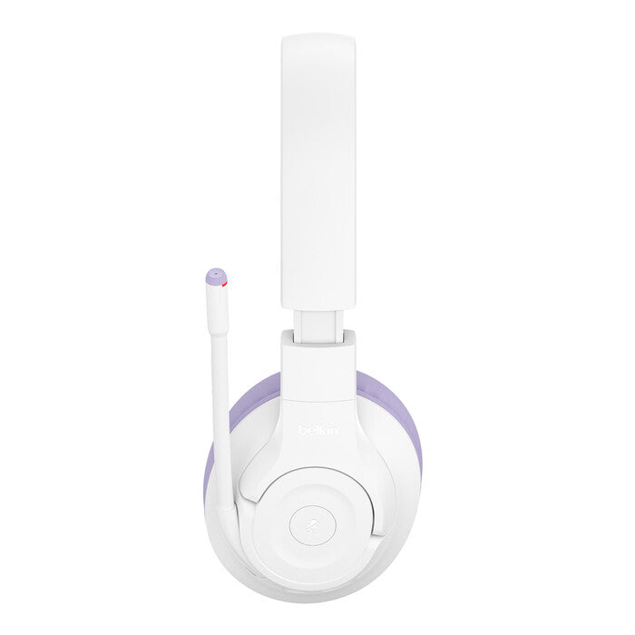 Belkin SoundForm Inspire - Wired & Wireless Bluetooth Headset for Children in Lavender / White