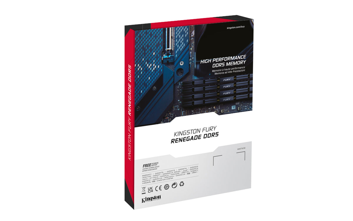 Kingston Technology FURY Renegade Silver - 16 GB 1 x 16 GB 6000MT/s DDR5 memory module