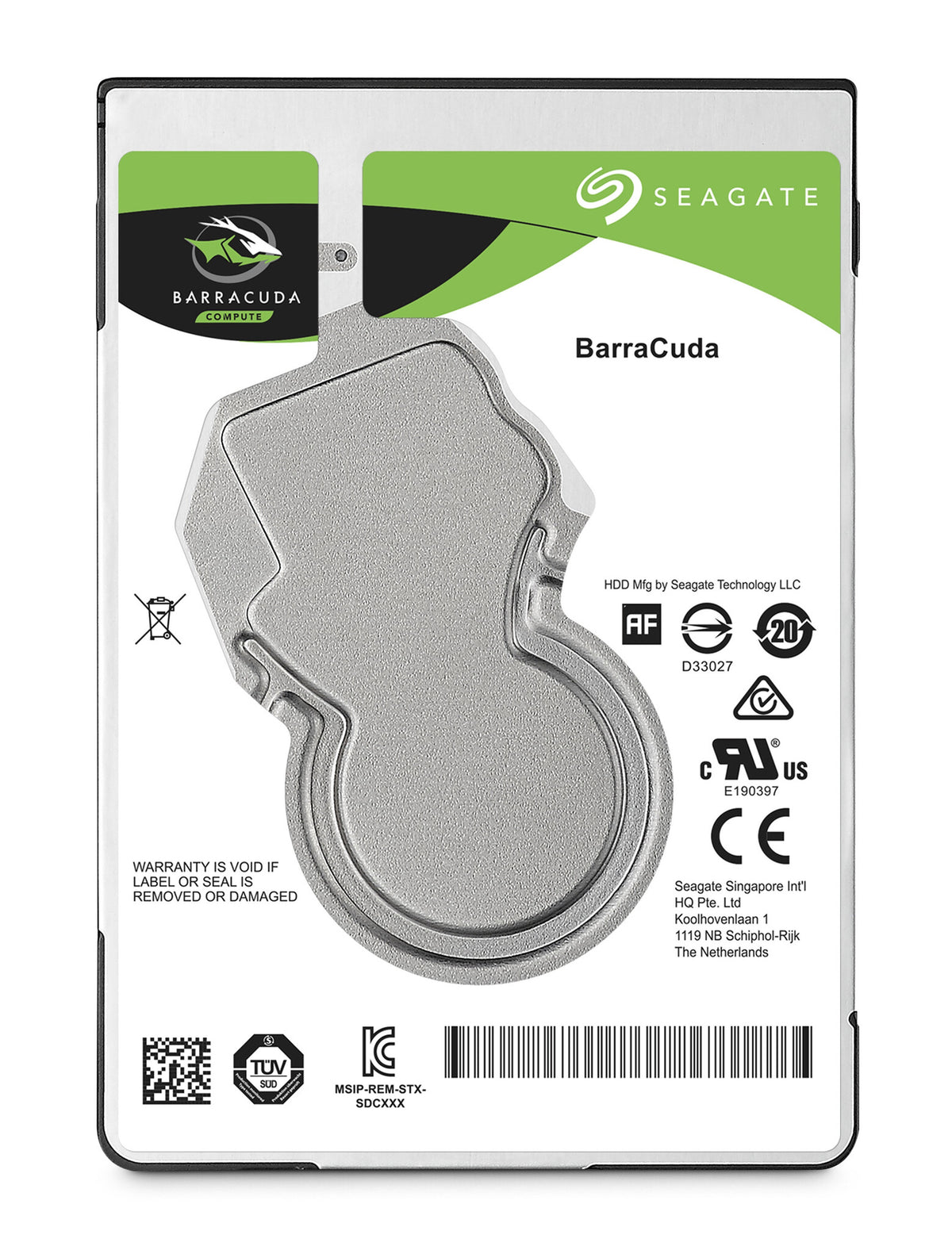 Seagate Barracuda - 5.4K RPM Serial ATA III 2.5" HDD - 5 TB