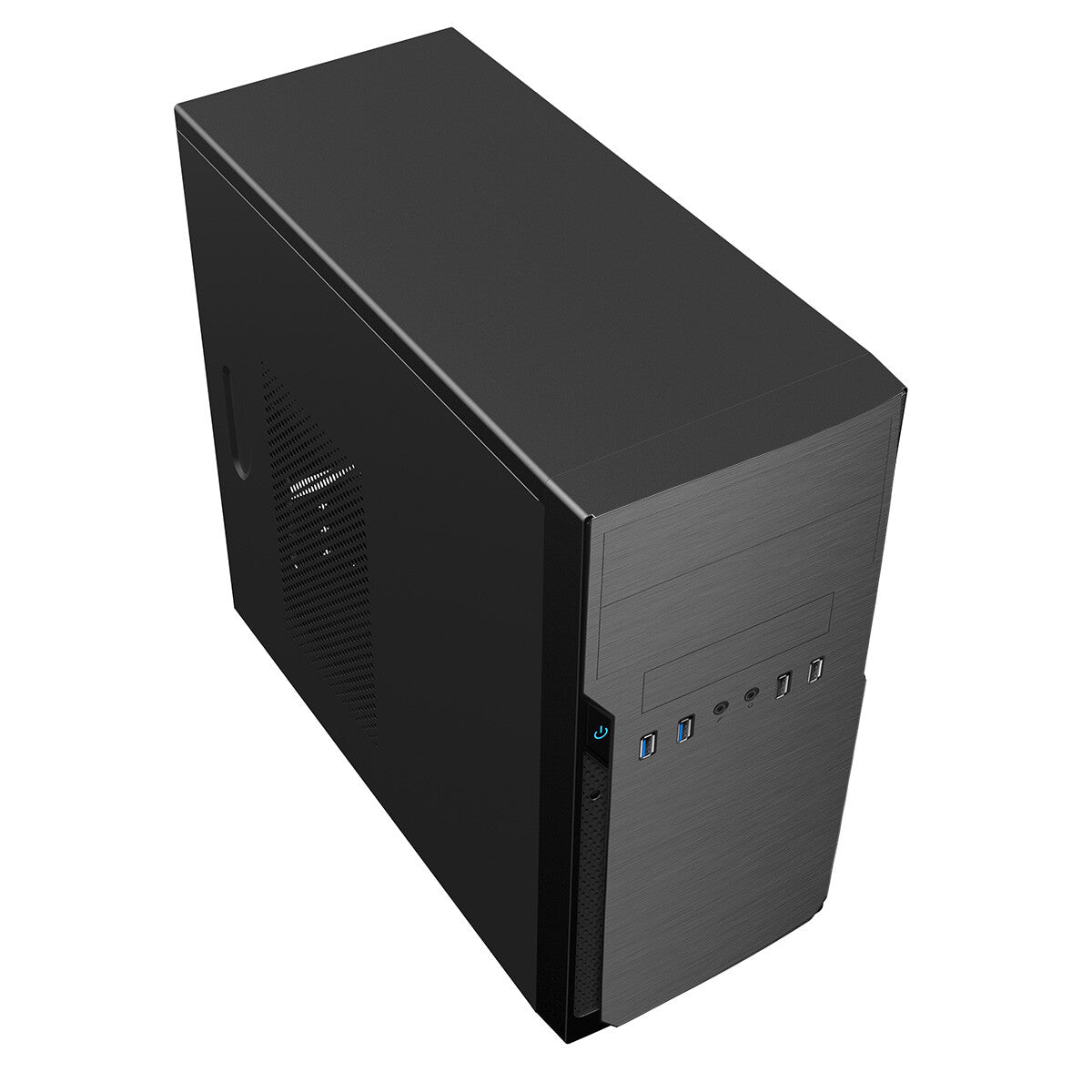 CiT CLASSIC MICRO - MicroATX Mid Tower Case in Black w/ 500W PSU