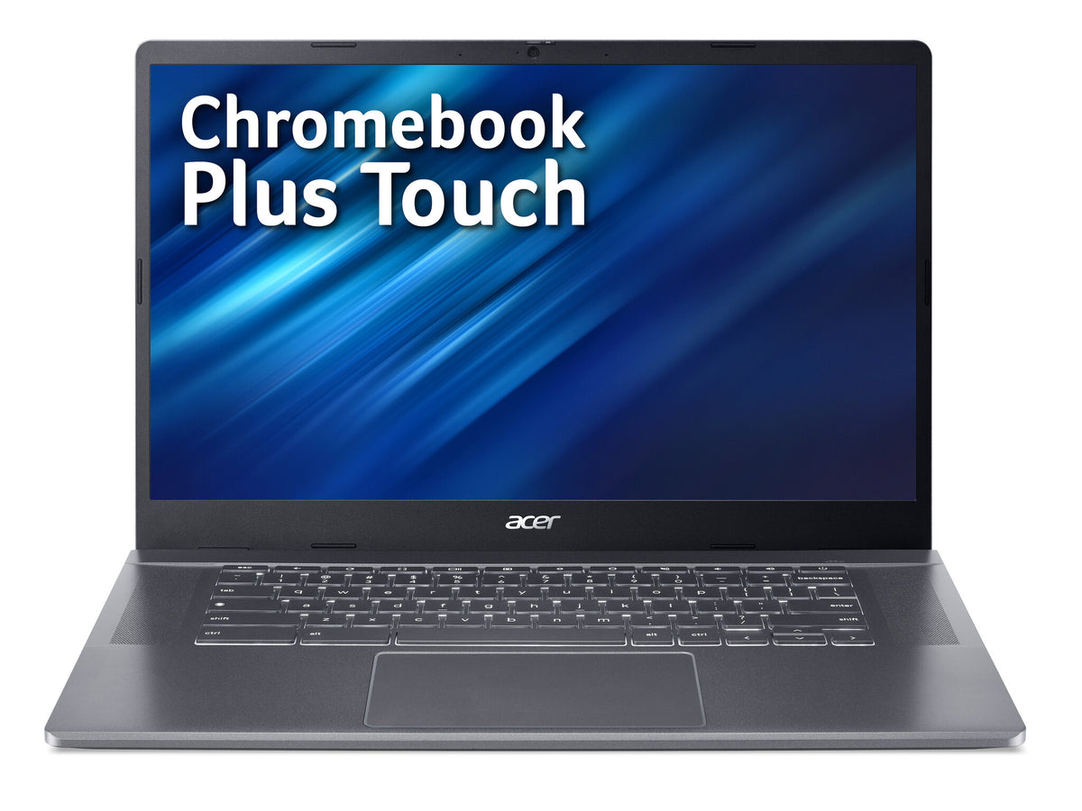 Acer Chromebook Plus 515 - 39.6 cm (15.6&quot;) - Touchscreen - Intel Core i5-1235U - 8 GB LPDDR5x-SDRAM - 256 GB SSD - Wi-Fi 6E - ChromeOS - Grey
