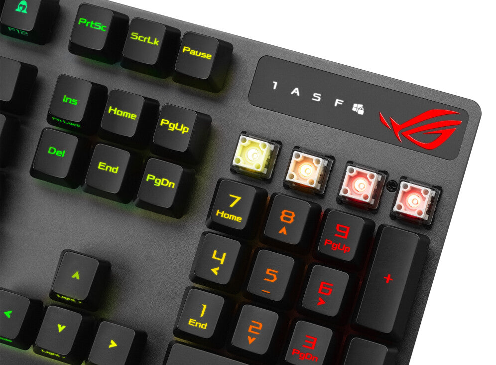 ASUS ROG Strix SCOPE RX - USB Wired RGB Mechanical Keyboard in Black (QWERTY UK)