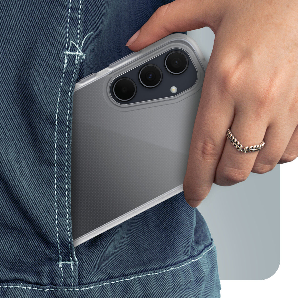 OtterBox React Series for Galaxy A35 (5G) in Clear