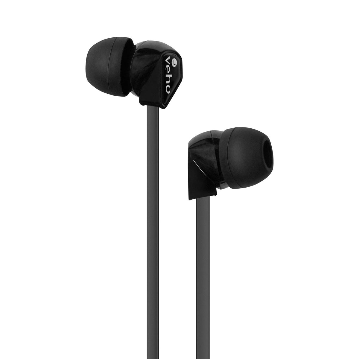 Veho VEP-003-Z1-G 360 Stereo Noise isolating Earphones with flex &#39;anti&#39; tangle cord system