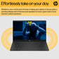 HP 15-FC0018NA Laptop - 39.6 cm (15.6") - AMD Ryzen™ 3 7320U - 4 GB LPDDR5-SDRAM - 128 GB SSD - Wi-Fi 6 - Windows 11 Home in S mode - Black