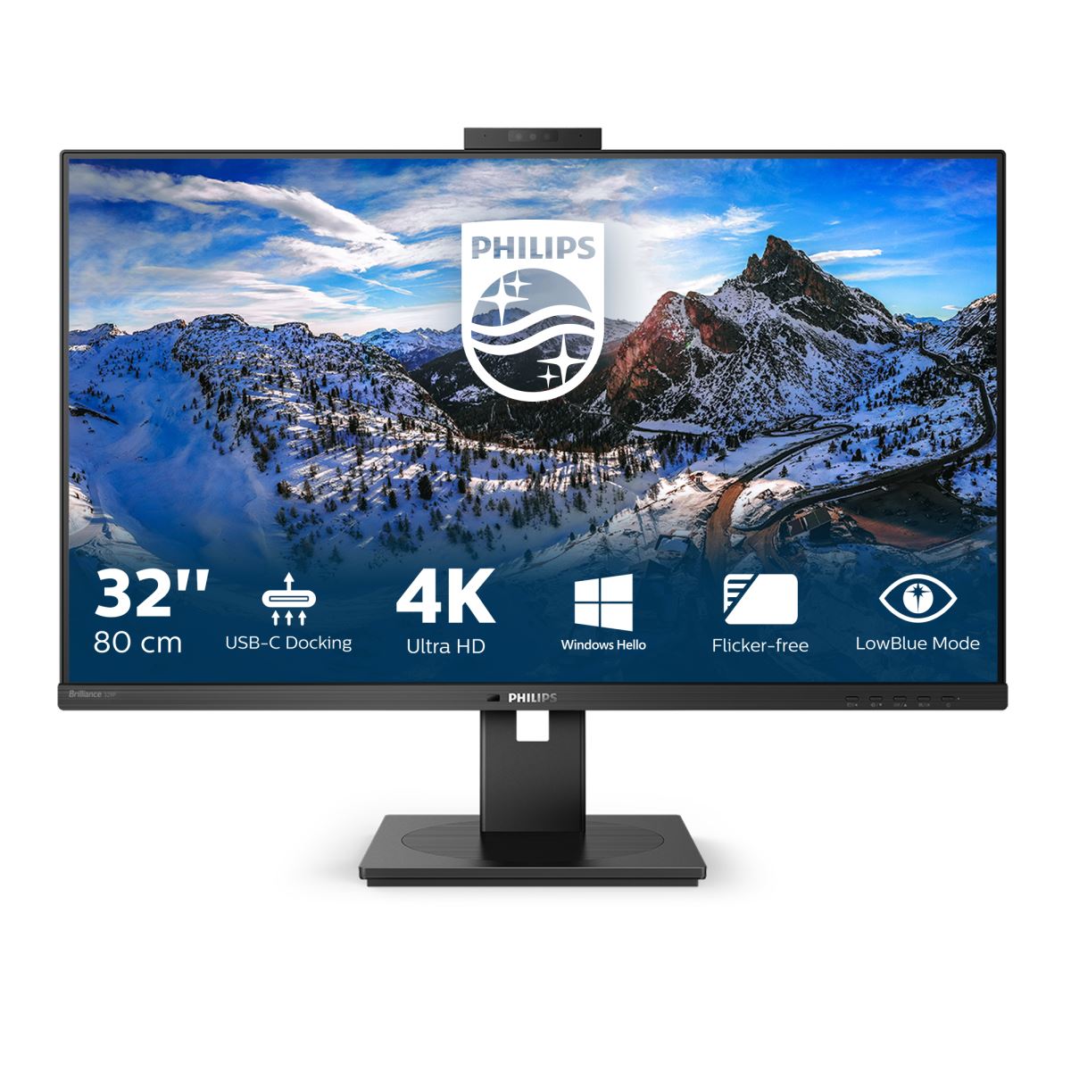 Philips P Line 329P1H/00 LED display 80 cm (31.5") 3840 x 2160 pixels 4K Ultra HD Black Monitor