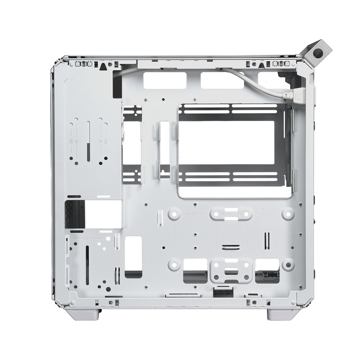 Cooler Master QUBE 500 Flatpack - ATX Mid Tower Case in White