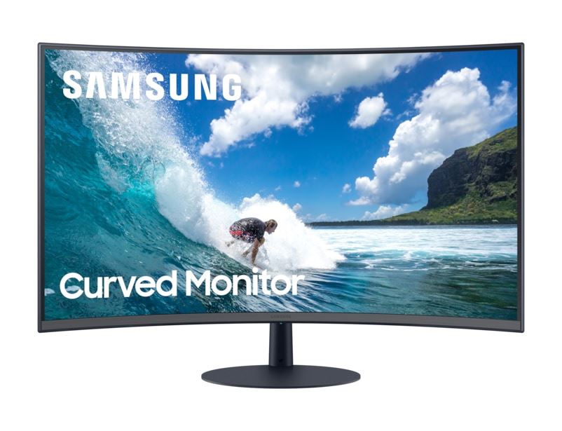 Samsung C24T550FDR 61 cm (24") 1920 x 1080 pixels Full HD Blue, Grey Monitor