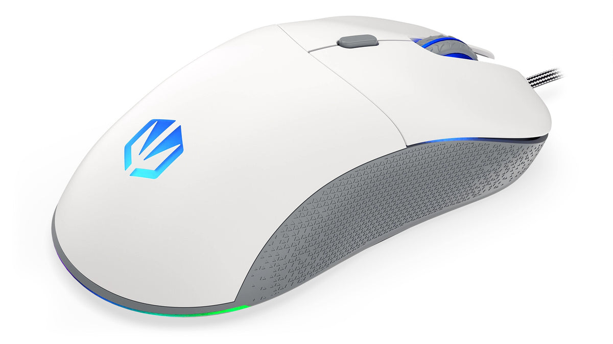 ENDORFY GEM Plus - USB Type-C Wired Optical Mouse in White - 19,000 DPI