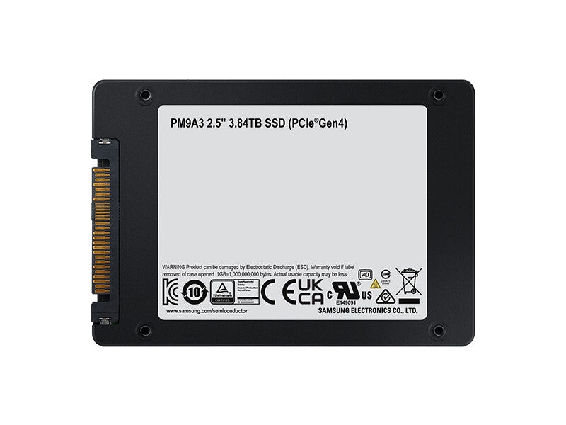 Samsung PM9A3 - PCI Express 4.0 NVMe V-NAND TLC 2.5" SSD - 3.84 TB