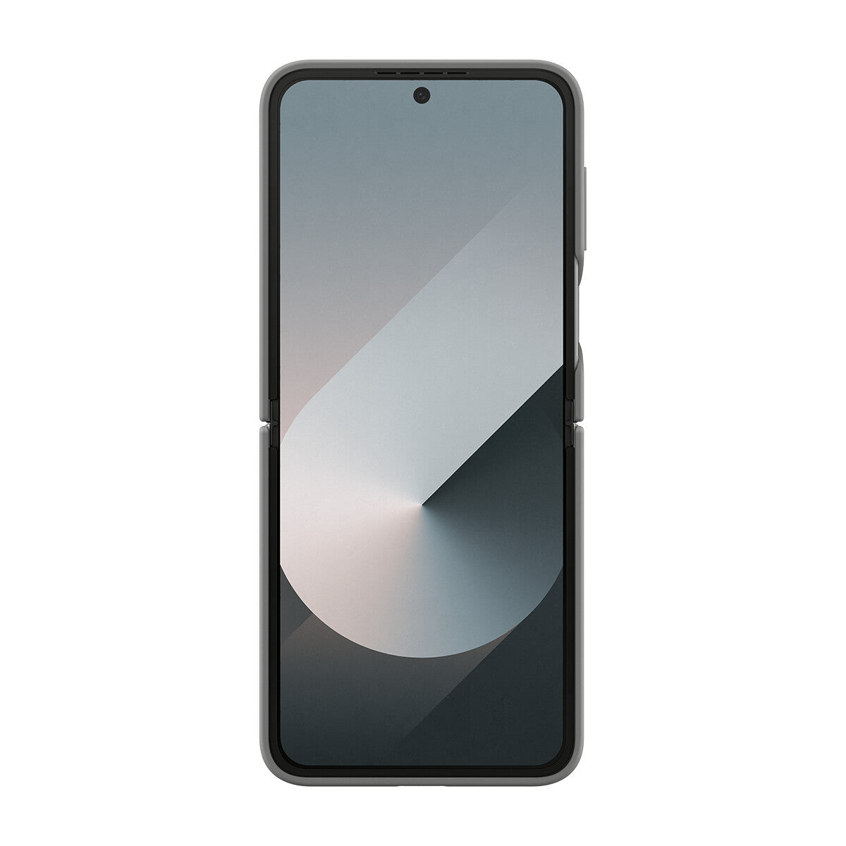 Samsung Silicone Case with Ring for Z Flip6 in Grey