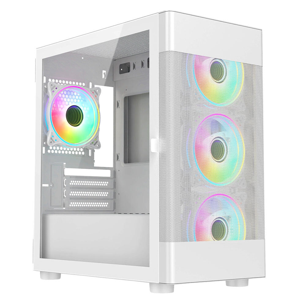 VIDA Zephyr - MicroATX Mid Tower Case in White