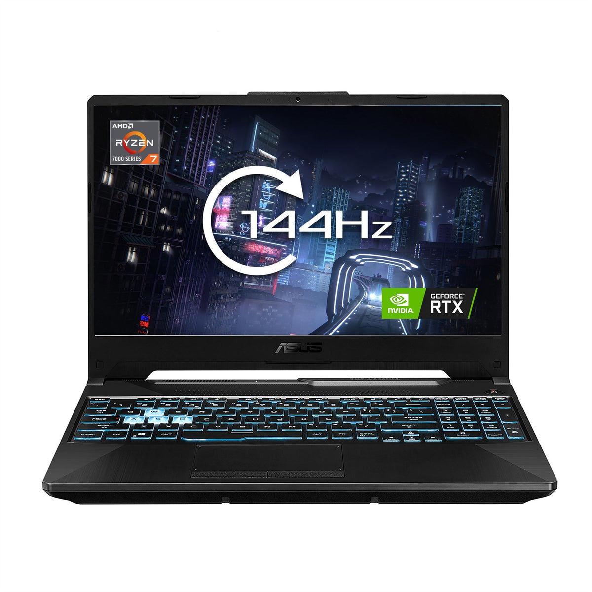 ASUS TUF Gaming A15 FA506NFR-HN003W AMD Ryzen™ 7 7435HS Laptop 39.6 cm (15.6&quot;) Full HD 16 GB DDR5-SDRAM 512 GB SSD NVIDIA GeForce RTX 2050 Wi-Fi 6 (802.11ax) Windows 11 Home Black