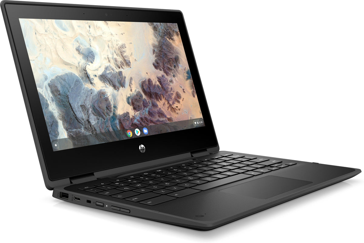 HP Chromebook x360 11 G4 - Touchscreen - 29.5 cm (11.6") - Intel® Celeron® N4500 - 4 GB LPDDR4x-SDRAM - 32 GB eMMC - Wi-Fi 6 - ChromeOS - Black